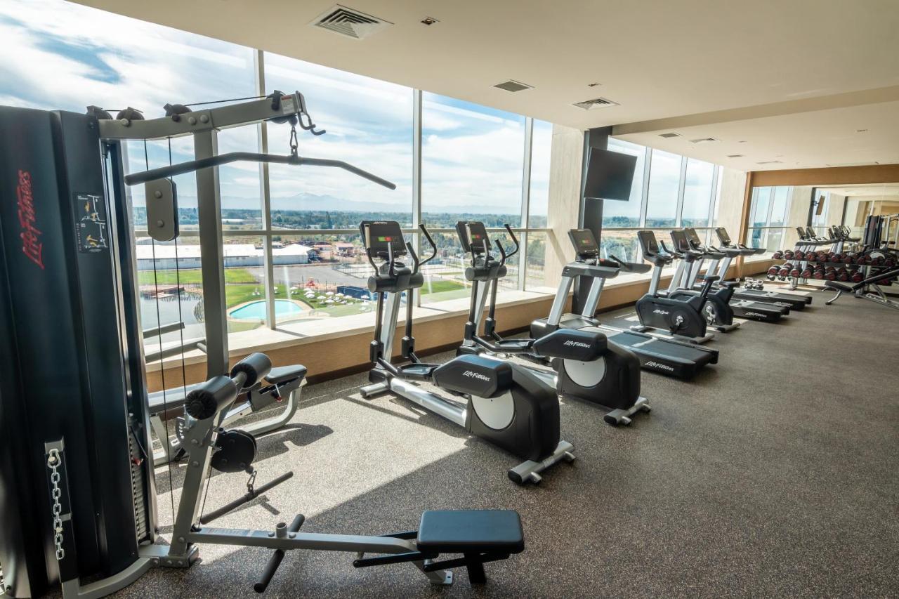 Mds Hotel Chillan Bagian luar foto The gym at the hotel